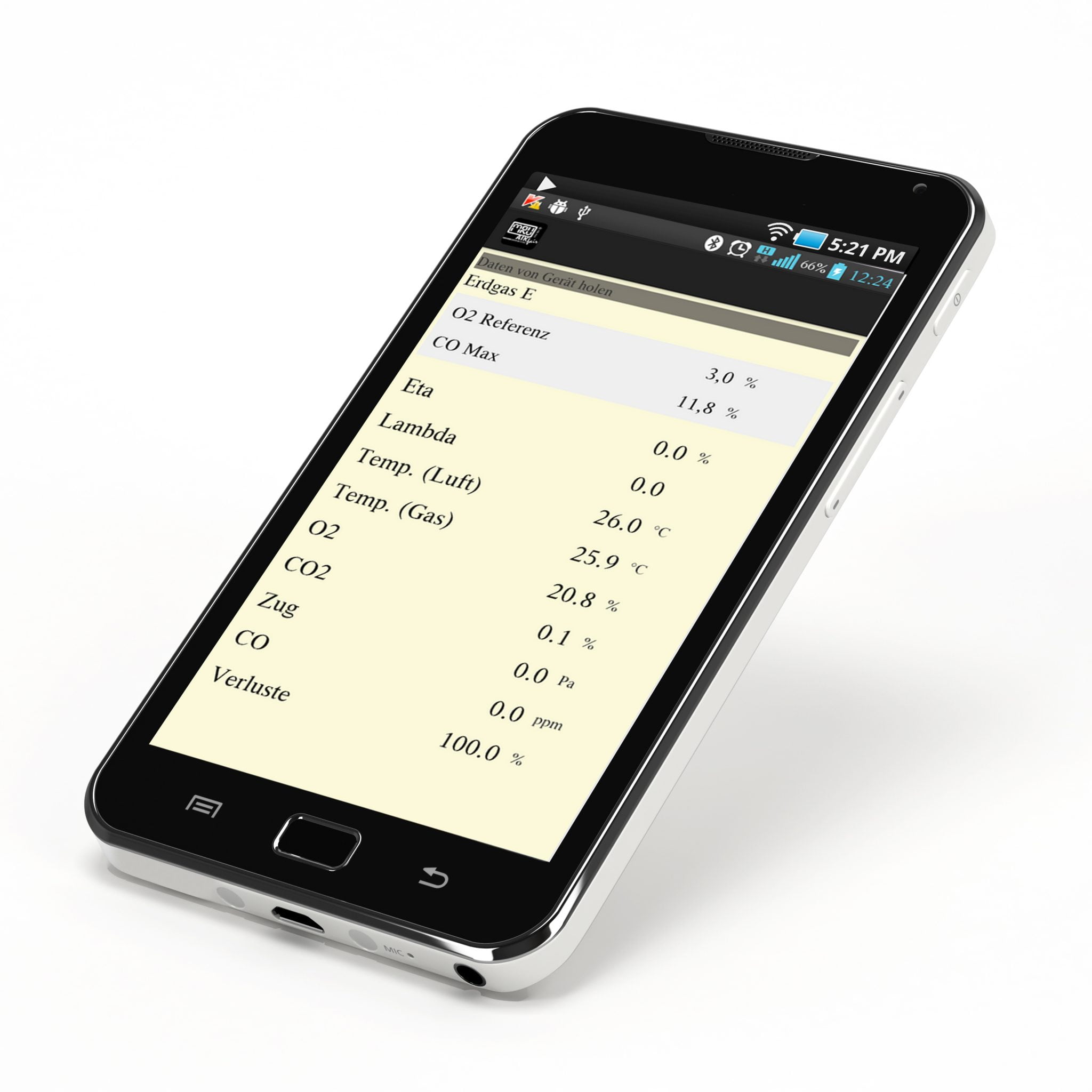 RASI300C4 Flue Gas Analyser for 02, CO, NOx with bluetooth and printer